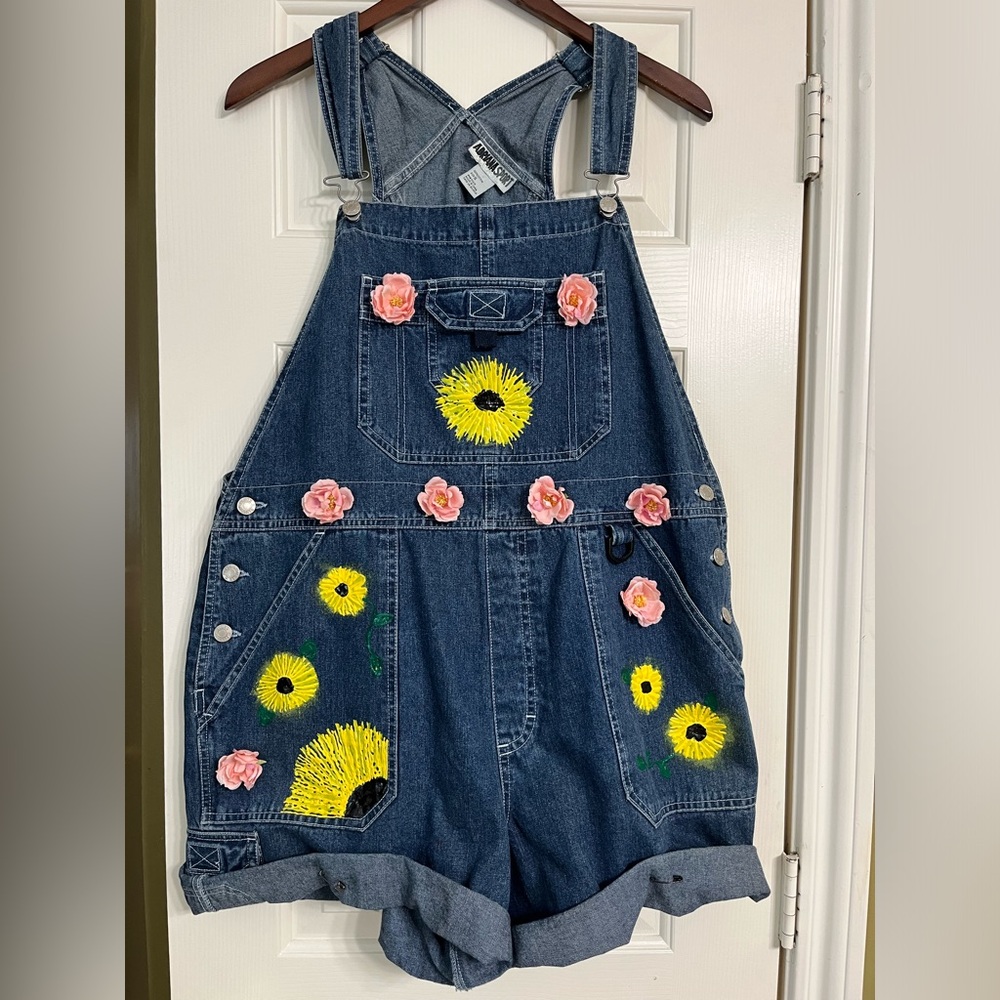 Adriana Sport Denin Overall Size 16